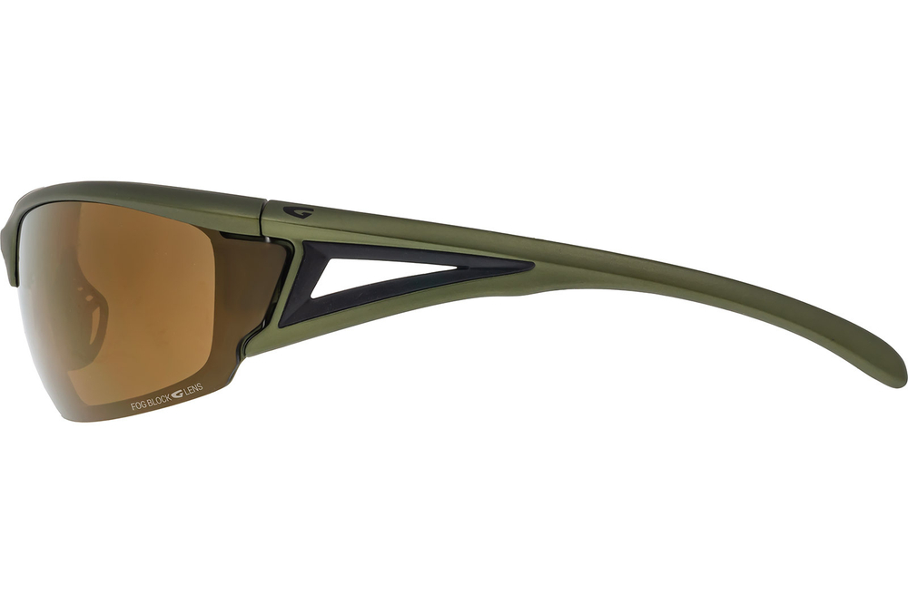 Спортивные очки GOG Lynx / Matt Dark Green-Black / Gold Lens