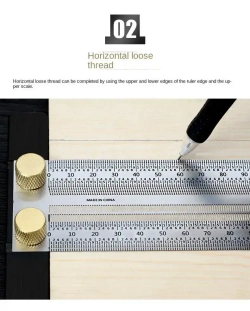 Линейка разметочная , 400 мм