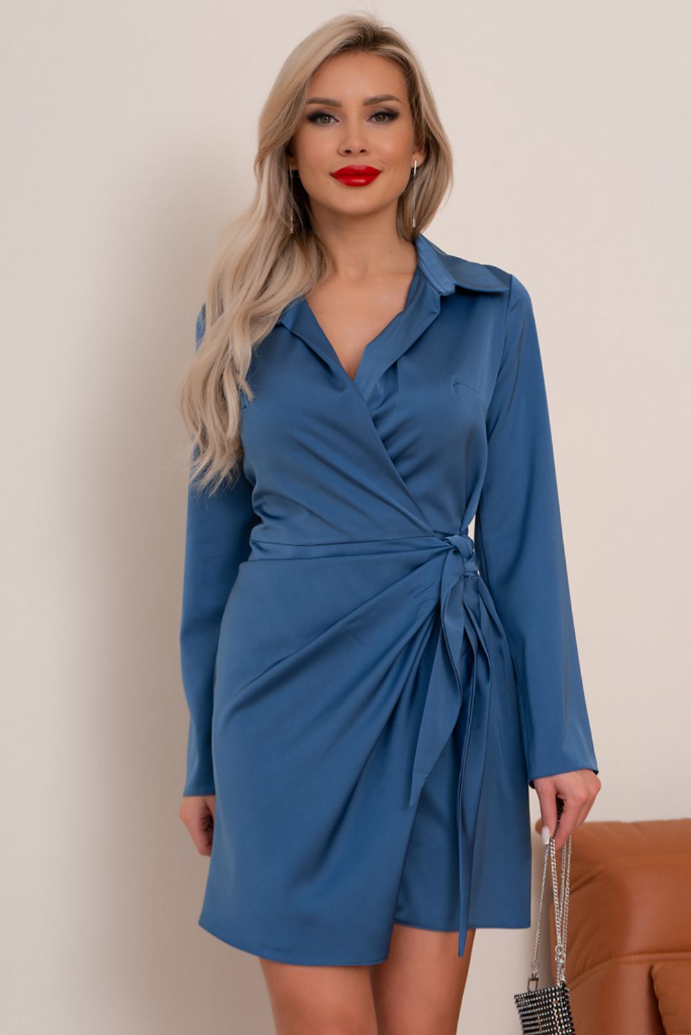 Платье Майли (темно-голубой) Р11-1145/3 Nikol