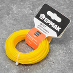 Леска для триммера 2,0мм 15м квадрат Ермак