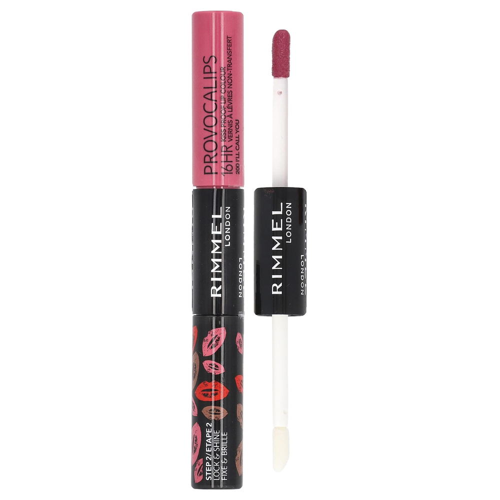 Rimmel London, Provocalips, 16HR Kiss Proof, краска для губ, 200 я позвоню вам, 4 мл (0,14 жидк. унц.)