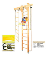 Шведская стенка Kampfer Wooden Ladder Ceiling Basketball Shield Стандарт с матом