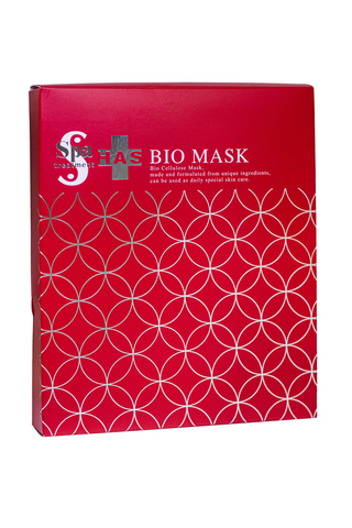Омолаживающая маска для лица со стволовыми клетками, бета-глюканами Spa Treatment Bio Mask, 4 шт
