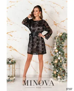 Платье 4116-черный Minova