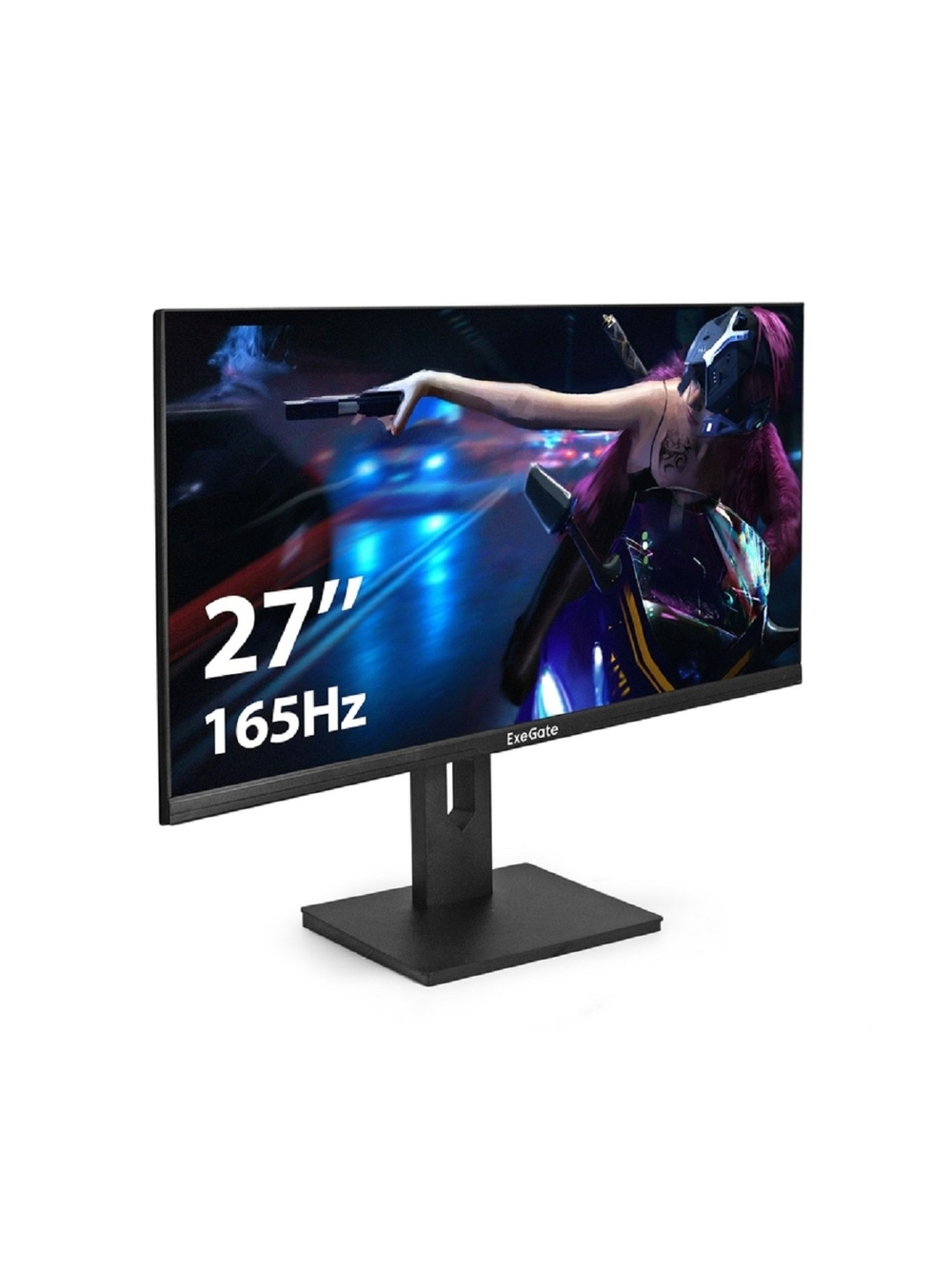 LCD ExeGate 27" EG2707C Combat {IPS 1920x1080 165Hz 1ms HDMI2.0 DisplayPort USB} [EX296975RUS]
