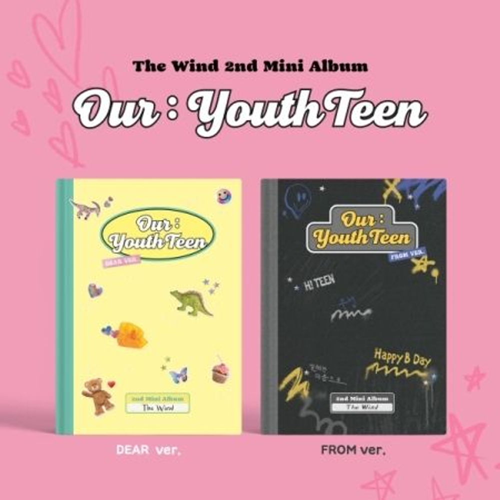 Альбом THE WIND - OUR : YOUTHTEEN 2nd Mini Album RANDOM Version
