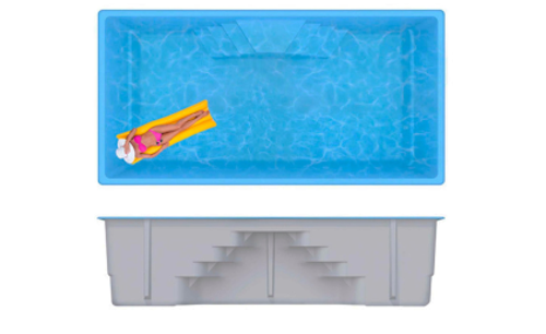 FRANMER Композитный бассейн БОН (5,7х3,0х1,5)