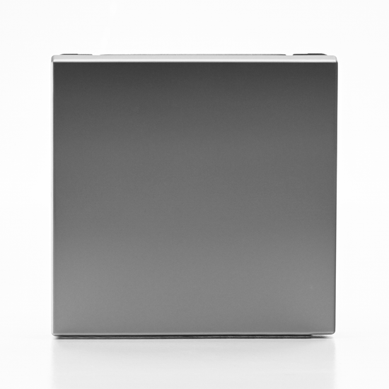 Выключатель кнопочный 1-кл. ArtGallery быстрозажим. клем. механизм сталь SE GAL000915S