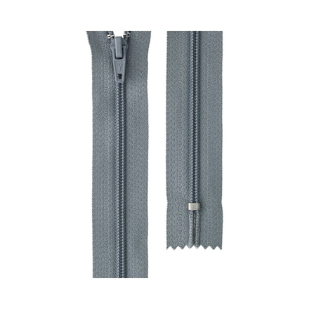 Молния н/р брючная "Gamma", 18 см, замок-автомат, №304 серый