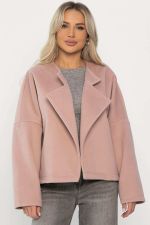 Пальто укороченное Хайт (пудра) Б14315-7М LT Collection