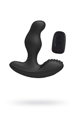 Стимулятор простаты Levett Caesar с вращающейся головкой, с пультом ДУ (Цвет: черный)