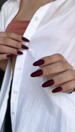 винный маникюр