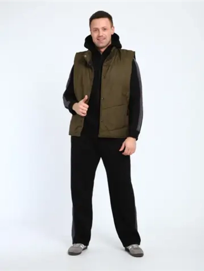 Жилет укороченный Хаки утепленный