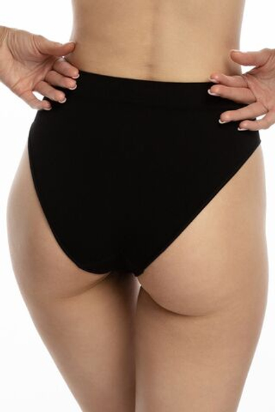 Трусики-слипы Bamboo со средней линией талии (Размер: M) (Цвет: черный)