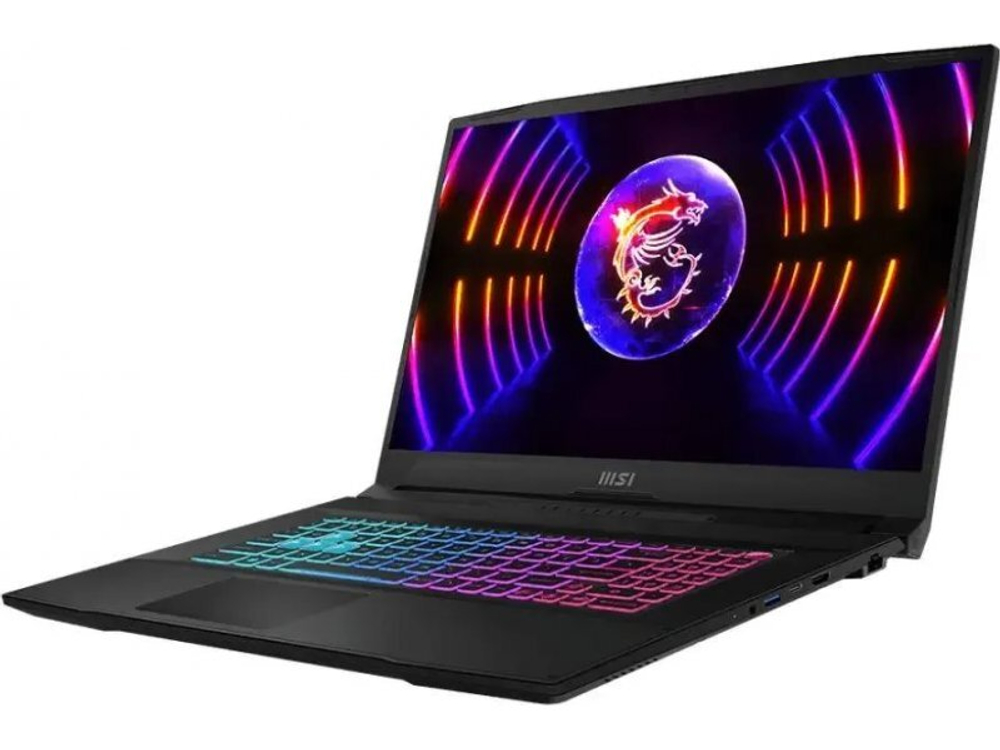 Ноутбук 17.3" MSI Katana 17 B13UCX-1428XRU Core i5 13420H/16Gb/512Gb SSD/NV RTX2050 4Gb/17.3" FullHD/DOS Черный (9S7-17L541-1428)