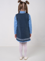 Сарафан вязаный "Зимние фантазии"