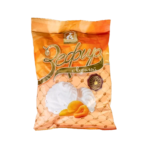 Зефир неглазированный с Курагой, 250 гр.