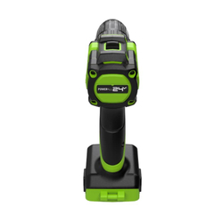Дрель-шуруповерт акк. Greenworks DD345, 24V, б/щет,0-450/0-1850 об/мин, 25/45 Нм,1,5-13мм, LED, (3708307)