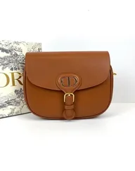 Сумка Dior Bobby, модель среднего формата коричневый