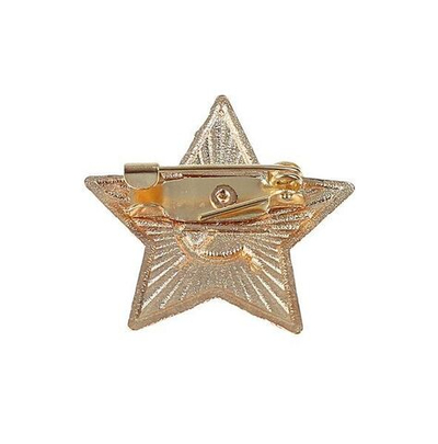 Значок Звезда 2,5 см с застежкой