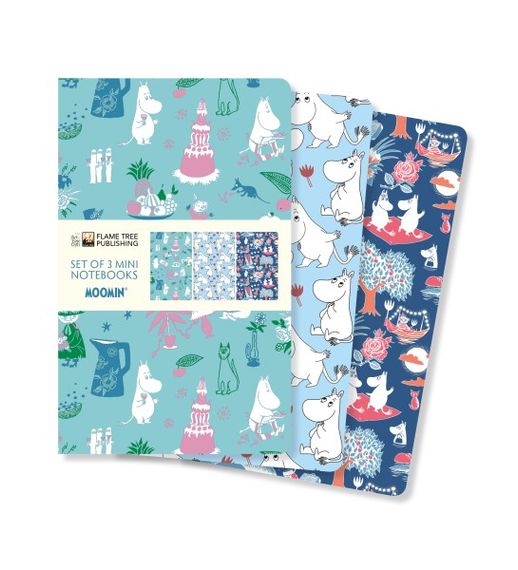 Bloknot \ Блокнот \ Notebook Moomin Classics Set of 3 Mini Notebooks