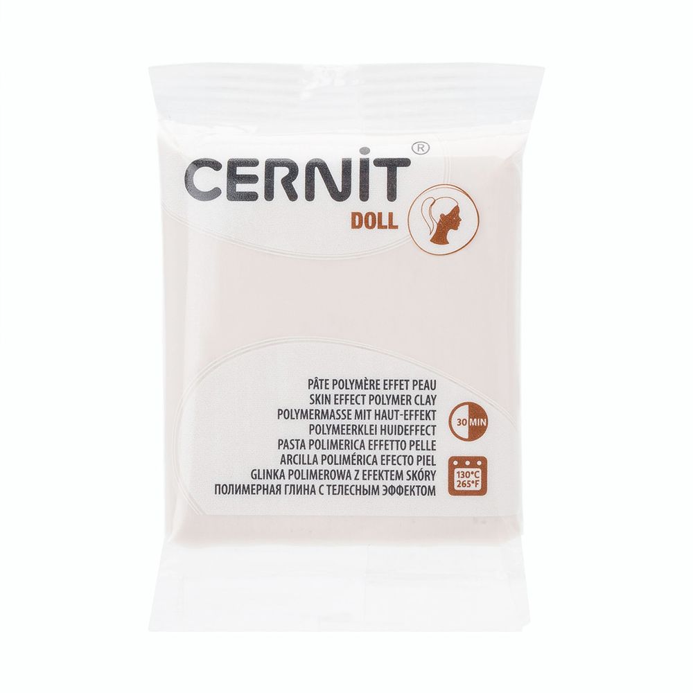 Полимерная глина Cernit Doll 56 г, 042 бисквитный