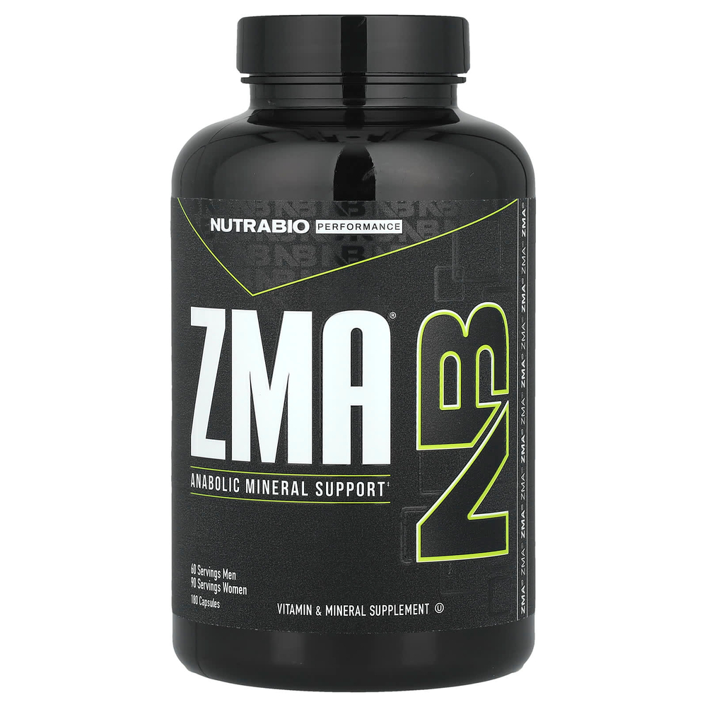 NutraBio, ZMA®, 180 капсул