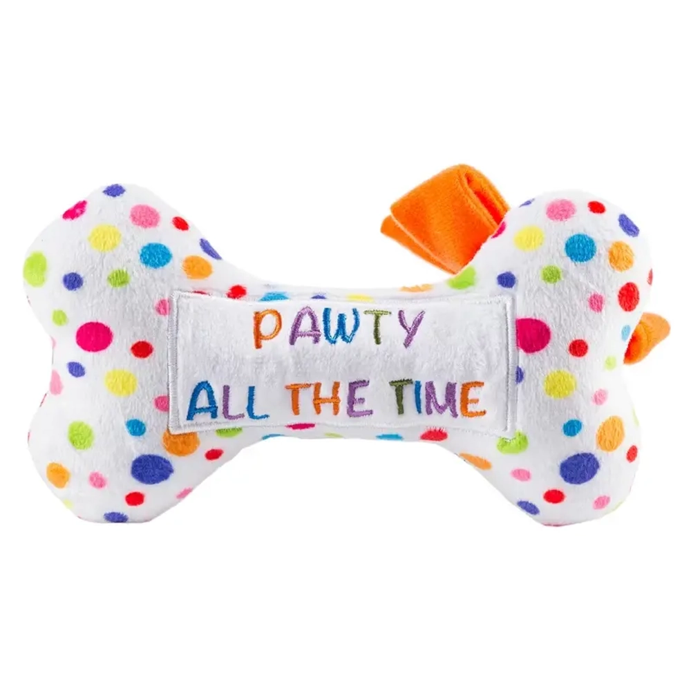Игрушка с пищалкой - КОСТОЧКА - С ДНЕМ РОЖДЕНИЯ "Happy Birthday Bone" Dog Haute Couture (USA, Chicago), 18 см