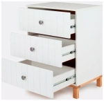 Комод RANT "BAMBOO" 64см 3 ящ. (арт.111) Cloud White Коллекция White