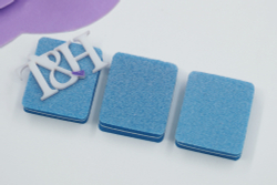 Баф-мини 120/180гр розовый 39*33мм (уп.50шт)