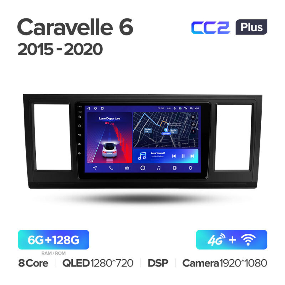 Teyes CC2 Plus 9"для Volkswagen Caravelle 2015-2020