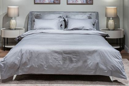 Пододеяльник 150x215 Garda Decor Серпенте серый