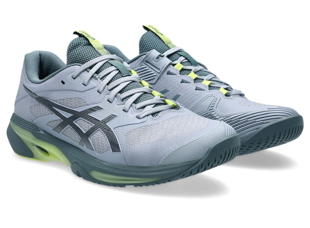 Мужские кроссовки теннисные Asics Solution Speed FF 4 - grey blue/ironclad