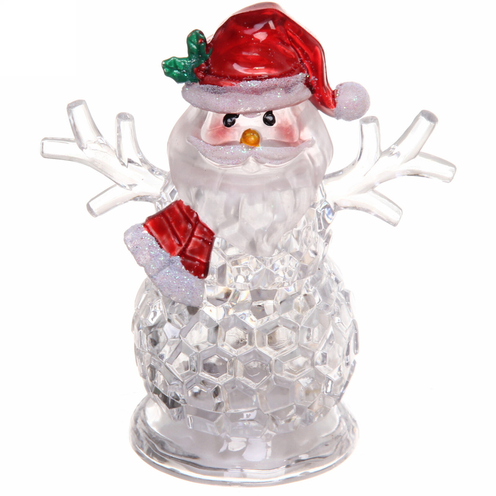 Сувенир с подсветкой «Дед Мороз в колпаке» 9*5,3*10,5 см