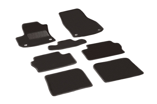 Ворсовые коврики LUX для Opel Zafira II 2005-2014 Seintex.82343