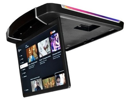 Монитор потолочный - ERGO ER15UN с экраном 15.6” (1920х1080 FullHD, Android, 3+32Gb) черный