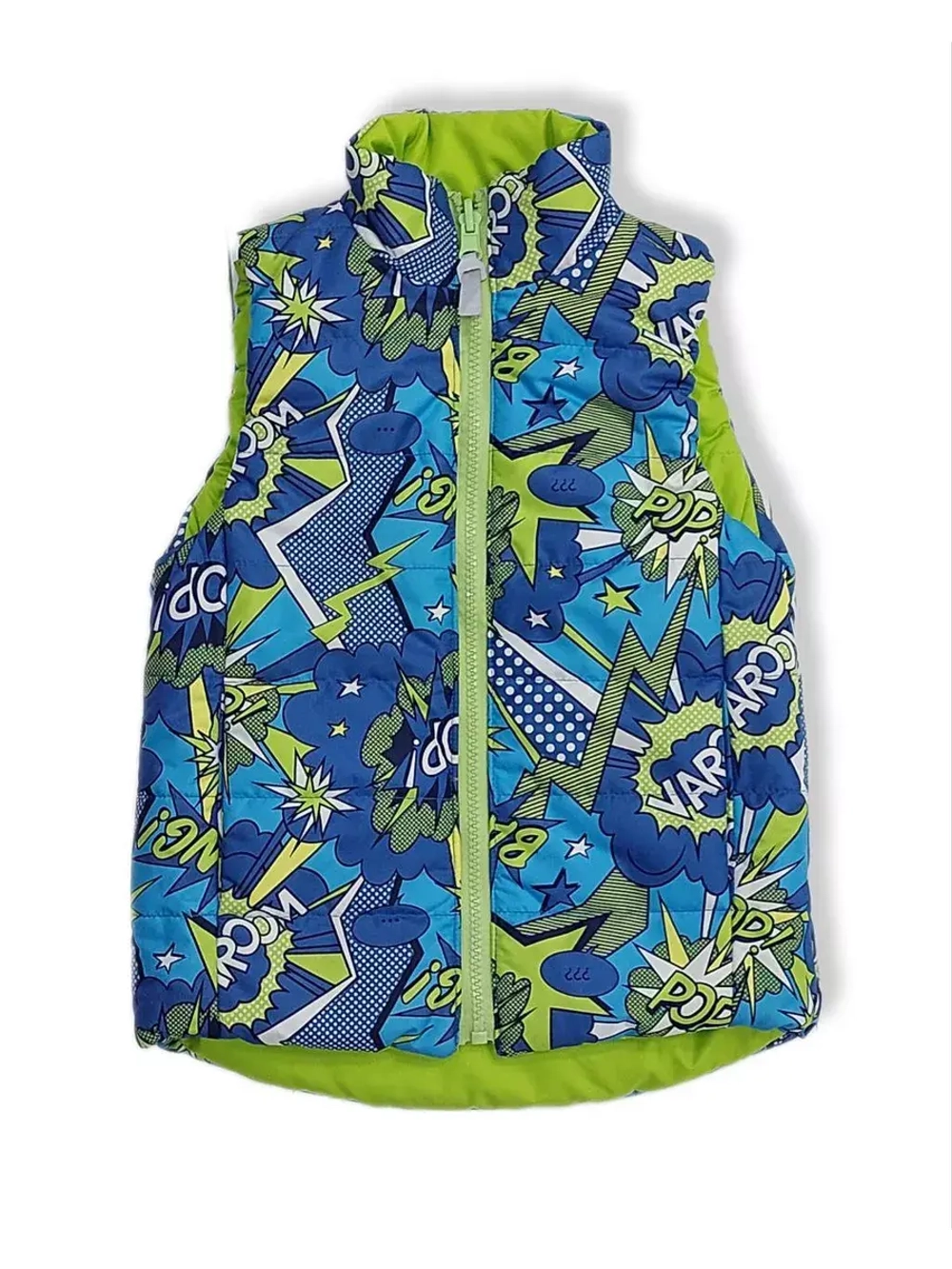 Жилетка детская на весну-лето двусторонняя.
