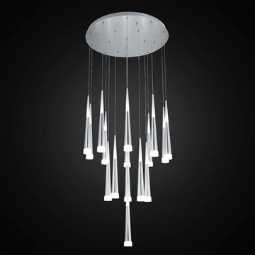 Люстра подвесная светодиодная CL227160 алюминий Вегас Citilux