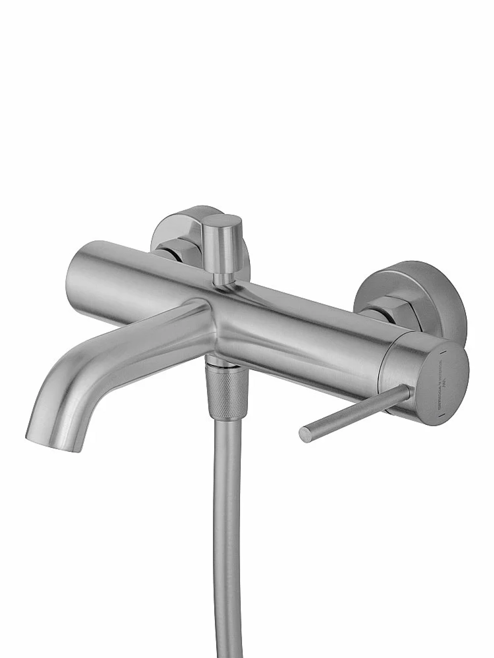 Смеситель для ванны с душем WONZON & WOGHAND STICK WW-88639017-BN никель брашированный