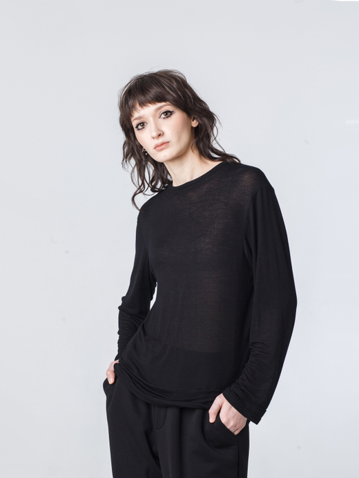 Лонгслив унисекс "Темнота". Черный