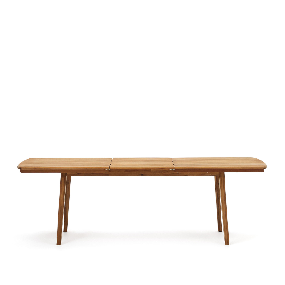 Thianna Раскладной уличный стол из массива акации 180 (240) x 90 см