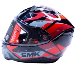 Шлем SMK BIONIC KORE, цвет красный/черный/серый (XS)