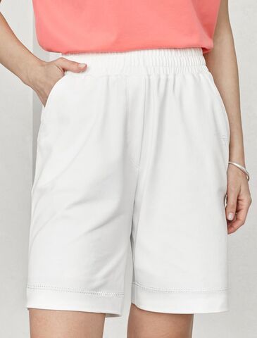 Шорты из тонкого премиального футера с эластаном  D48.010 (121355)