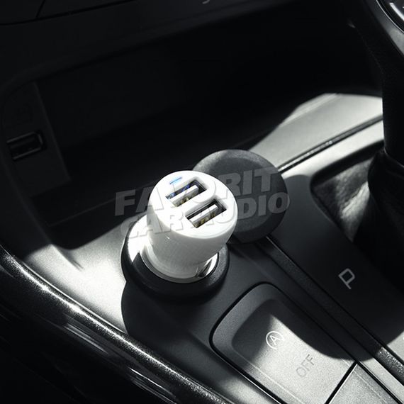 АЗУ 2USB HOCO Z21 Ascender 3400mA пластик чёрный