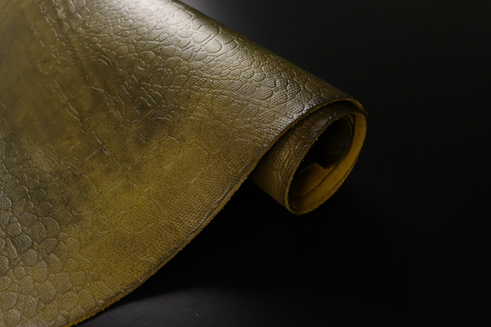 1,8-2,2 Юфть желтая гранж плита Кайман 165дм² (КЛ)