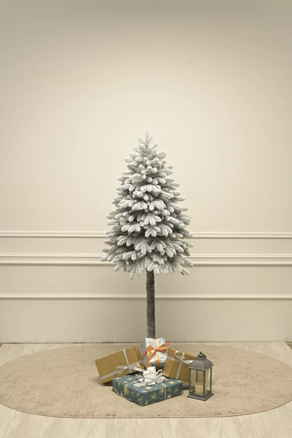 Искусственная елка Валдайская заснеженная 150 см., 100% литая хвоя, ЕлкиТорг (272150)