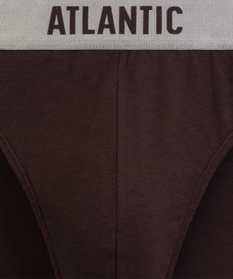 Мужские трусы (1шт) спорт Atlantic MP-1589, пима хлопок, коричневый