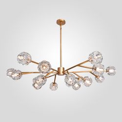 Люстра На Штанге Boule De Cristal Round Chandelier 18 By Imperiumloft