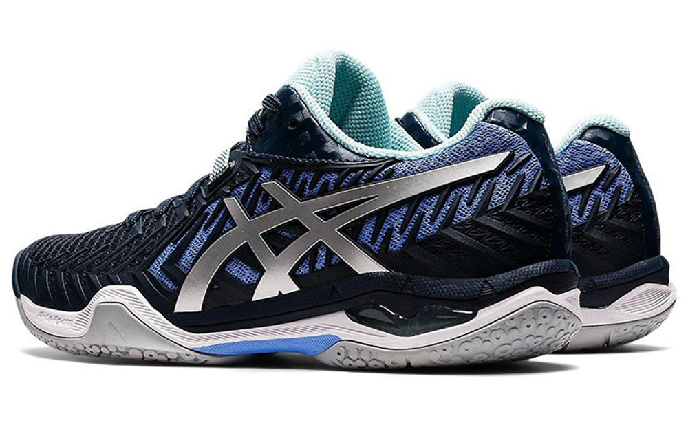 ASICS Court Control Ff 2 "Black Silver Blue" Women"s