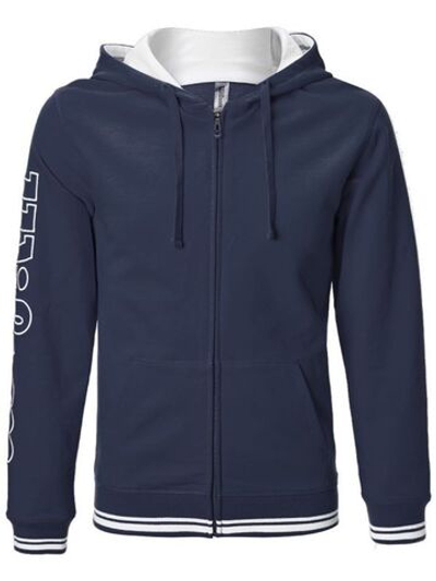 Мужская теннисная кофта Wilson Team II FZ Hoody M - team navy